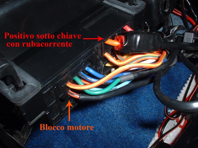 Schema allarme spyball